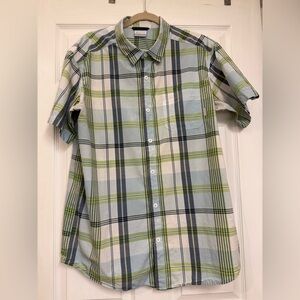 Columbia Short-Sleeve Plaid Button-Down Shirt